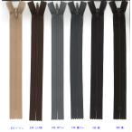 ＹＫＫ　フラットニットファスナー（２５ＦＫ）　２０ｃｍ　５本組