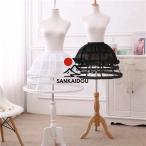 パニエ ロリータ Lolita 鳥かごパニエ 白 黒 日常可 丈45cm 3段 3本ワイヤーパニエ ふんわり 大人 ドレス コスチューム 演奏会 文化祭 イベント 舞台d9257c0c0c0