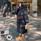 ダウンコート フード付き ベンチコート レディース ダウン ロング コート アウター ジャケット 冬 ロングダウンコート おしゃれ シンプル 防寒 柔らかい 防寒性