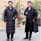 зима новый продукт стеганое пальто пуховик толстый шляпа имеется мужской bench пальто длинный длина пальто супер длина длина elegant "дышит" сохранение тепла легкий длинный пуховик ходить на работу колени 