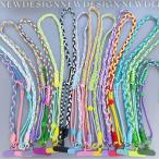 【送料無料】スマホショルダーストラップ 編み込み 太め スマホショルダー 紐 太め ひも 長さ調整 スマホ ストラップのみ ロープ ストラップ 挟むだけ 挟む 斜め