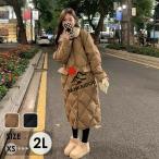 ダウンコート ファー付き ベンチコート レディース ダウン ロング コート スタンドカラー 小さいサイズ アウター 冬 ロングダウンコート おしゃれ シンプル 冬服