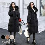 ベンチコート レディース 冬 可愛い フード付き ダウン 中綿コート 膝下 アウター ロングコート ジャンパー ファッション 人気 ハイネック ボリューム 厚手 軽量