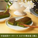 父の日 御中元 スイーツ プレゼント ギフト チョコ  チーズケーキ 宇治抹茶チーズケーキ みどりの散歩道 5個入