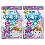 白元アース 快適ガード のど潤いぬれマスク こども用 ぶどうの香り 3セット入 2個セット