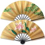 飾り京扇子/舞扇子タイプカサブランカ/萩