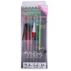 下田漁具 SIB-1125S ヤリイカサビキビードロ 5本針スッテ入り 11cm2段