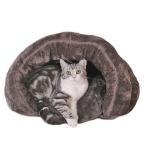 猫 ベッド ペット用寝袋 冬用 あたたかい ドーム 洗える 犬 ベッド 猫ハウス かわいい ペット　Lサイズ