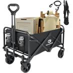 CampWild тележка для багажа складной передвижная корзинка уличный тележка для багажа легкий большая вместимость 100L выдерживаемая нагрузка 100kg место хранения карман есть compact одним движением WTC-CW-2