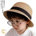 麦わら帽子男の子ベビーキッズぼうし子供用帽子日よけ日除け熱さ対策紫外線対策...