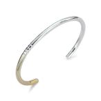 ACE by morizane Ace ba тритон The nefour spiral bangle K18 gold plated / it*s 12 midnight специальный заказ модель / браслет серебряный Gold [ AG950301ASGP ]