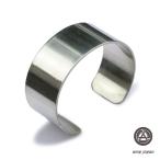 アンプ ジャパン amp japan German Silver Plain Bangle Middle シルバー バングル 16AT-355 ブレスレット