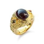 Celia de Flers セリーデフレール リバティーンリング Garnet Ver. (18k vermeil) 正規品 指輪 ゴールド 金 ガーネット ラグジュアリー シルバー ピンキー