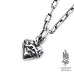 Flash Point フラッシュポイント TINY SACRED HEART NECKLACE タイニーハートネックレス ペンダント シルバー タトゥー 刺青 入れ墨 銀 925 チェーン 長さ調…