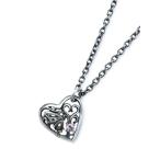 FUNKOUTS вентилятор kautsu Heart &amp;age - колье [FAN-028] стандартный товар подвеска Heart бабочка бабочка насекомое серебряный 925 Trend 