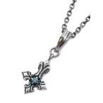 FUNKOUTS вентилятор kautsuInverted Cross Pendant YG Inver tido Cross подвеска [ FCN-044 ] стандартный товар 10 знак . колье серебряный 