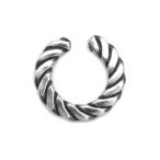 HARIM ハリム press earcuff (LARGE) SV 片耳 HRA042CF L / プレス イヤカフ シルバー ラージ 米津玄師 イヤリング ツイスト スペーサー イヤーカフ