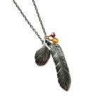 HARIM - обод Leef Feather with Jemset 2 leaf перо подвеска / HRP023 стандартный товар колье очарование гранат янтарь перо красный ie...