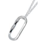 IVXLCDM I bi X L si-ti- M TWISTED OVAL PENDANT ( SILVER ) /tsui ste do овальный подвеска серебряный стандартный товар серебряный колье...