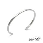 schu-do беж машина metal STUDEBAKER METALS Mill Cuff ( Stainless Steel / Polished ) кафф браслет нержавеющая сталь стандартный товар браслет унисекс подарок 