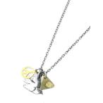 SunKu thank 39 NECKLACE "DOVE" / SK-175 стандартный товар колье подвеска серебряный латунь Gold - to цепь латунь золотой серебряный голубь мужской re...