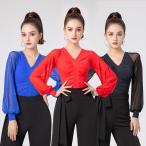 社交ダンストップス社交ダンス衣装レ...