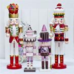 木工品☆くるみ割り人形く キャンデー ドイツ 国王人形 祝日 38cm 人形 工芸品 洋風 置物 新築祝い 装飾 結婚式 子供 誕生日プレゼント おもちゃ クリスマス