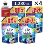 レノア 超消臭1WEEK SPORTSフレッシュシトラスの香り つめかえ用 超特大サイズ 1280mL 柔軟剤 4袋 消臭 抗菌 洗剤 部屋干し