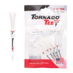 トルネードティ (TORNADO TEE) ゴルフティー ドラコン ホワイト 3.25インチ (82m