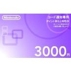 コード通知専用 ニンテンドー nintendo 任天堂 プリペイドカード 3000円券