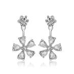 Yahoo! Yahoo!ショッピング(ヤフー ショッピング)IUHA 【思い出】蔓日々草の花 リーブルピアス 付け替え 2way  S925 シルバー