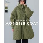 ショッピングもこもこ キルティングコート コート レディース アウター 30代 40代 50代 キルティング 中綿 フード付き 体型カバー ミドル丈 メール便不可 送料無料