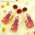 母の日のプレゼント お菓子 プチギフト 京小花 カーネーション 造花 ありがとう メッセージ