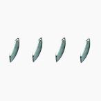  серебряный лезвие 4 шт. комплект собственное производство для DIY вращение tail spinner tail отметка ровно потребление бесплатная доставка 