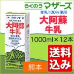 ショッピング大 大阿蘇牛乳1L×2ケース (合計12本) らくのうマザーズ 送料無料