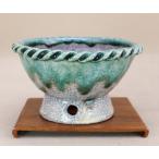 ( бонсай горшок ) Echizen документ гора произведение Oribe . высота высота шт. .. круг горшок (....)