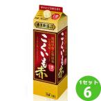 こくいも赤 25度 芋焼酎 パック混和 1800ml 1.8L（6本入）