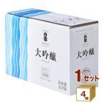  японкое рисовое вино (sake) маленький запад sake структура белый снег большой сакэ гиндзё тонкий box ....3L 3000ml×4 коробка 