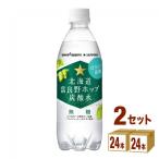 ポッカサッポロ 北海道富良野ホップ炭酸水 500ml 2ケース (48本)