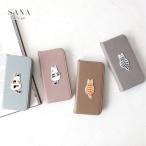 ショッピングSH-06A AQUOS wish2 wish ケース 手帳型 カバー SH-51C A203SH アクオス ウィッシュ2 ネコ ねこ かわいい 選べる 大人 マグネット 「 無地 後ろ猫 ワッペン 」