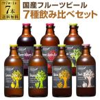 ビール ビールセット ビールギフト 北海道麦酒醸造 クラフトビール 300ml 瓶 7種×1本セット送料無料 ギフト 飲み比べ フルーツビール 国産長S