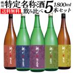 8/18限定 全品P3倍 日本酒 飲み比べセット 桃川 送料無料 純米大吟醸入り 1.8L×5本セット 1800ml 青森県 辛口 1800ml お歳暮 ギフト