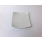粉引正角小皿 アウトレット訳あり品