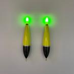 電気ウキ　5号　棒ウキ　緑　LED 　ウキ釣り　夜釣り　夜釣り　フロート　アジ
