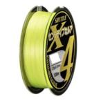 PEライン イエロー 100m 4本編 0.4号 0.6号 0.8号 1号 1.2号 1.5号 2号 3号 4号 5号 6号 8号 黄色 アジング トラウト エギング