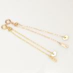 ネックレス レディース 18k ゴールド k18 金属アレルギー対応 18金 スライド式 アジャスター 10cm 延長チェーン