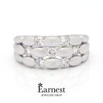 3連風ダイヤリングリング指輪ダイヤ...