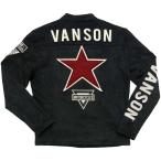 バンソン vanson シングルライダースジャケット フェイクスエード調 ストレッチ 黒 メンズ NVSZ-2517 MCF