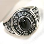 シルバー925 リング シルバー レディース メンズ Burning 指輪 Bull Black Star Logo Ring 送料 無料 リング シンプル 男性 女性 ペア にも 大きいサイズ マリッ