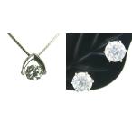 ダイヤモンド ネックレス ピアス 0.45ct Dカラー SI1クラス 3EXカット 0.8ctup Dカラー VSクラス 3EXカット GIA